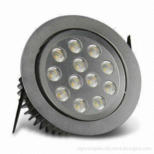 LED Downlight with 60/90 Degrees Beam Angle, 15 or 16W Power, 5-year Warranty